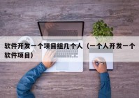 软件开发一个项目组几个人（一个人开发一个软件项目）
